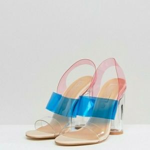 CLEAR PERSPEX HEELS